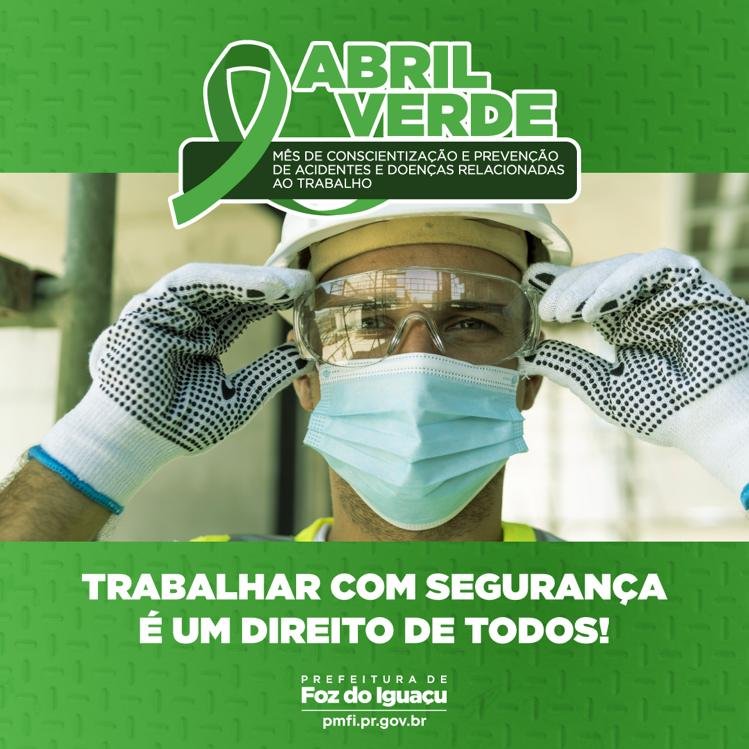 Abril Verde SAÚDE REFORÇA CONSCIENTIZAÇÃO PARA PREVENÇÃO DE ACIDENTES