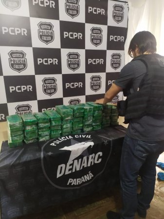 Tráfico: POLÍCIA DO PARANÁ APREENDE 103 QUILOS DE COCAÍNA AVALIADOS EM R$ 10 MILHÕES