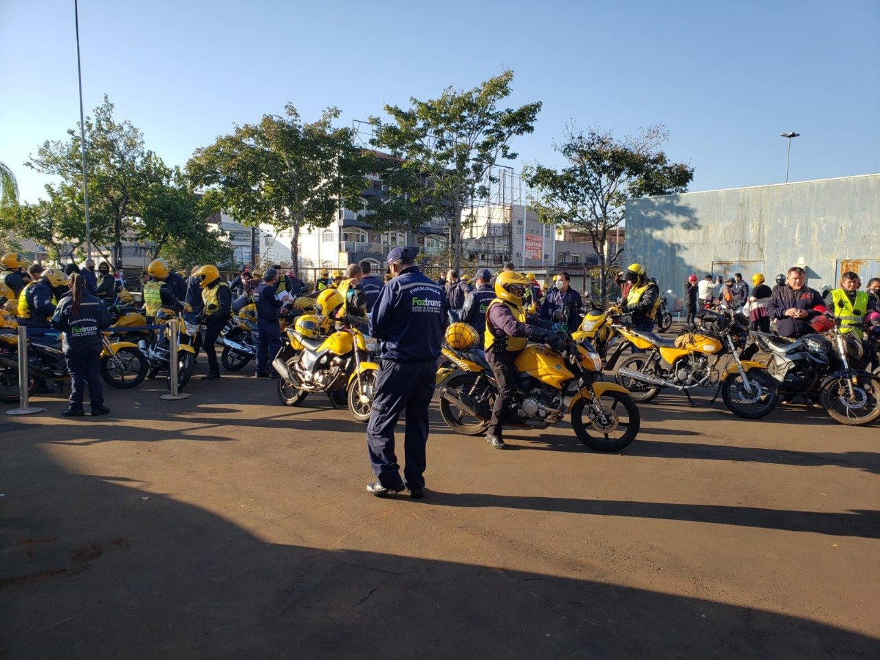 Foz do Iguaçu: FOZTRANS PARTICIPA DA OPERAÇÃO ESCUDO NA PONTE DA AMIZADE