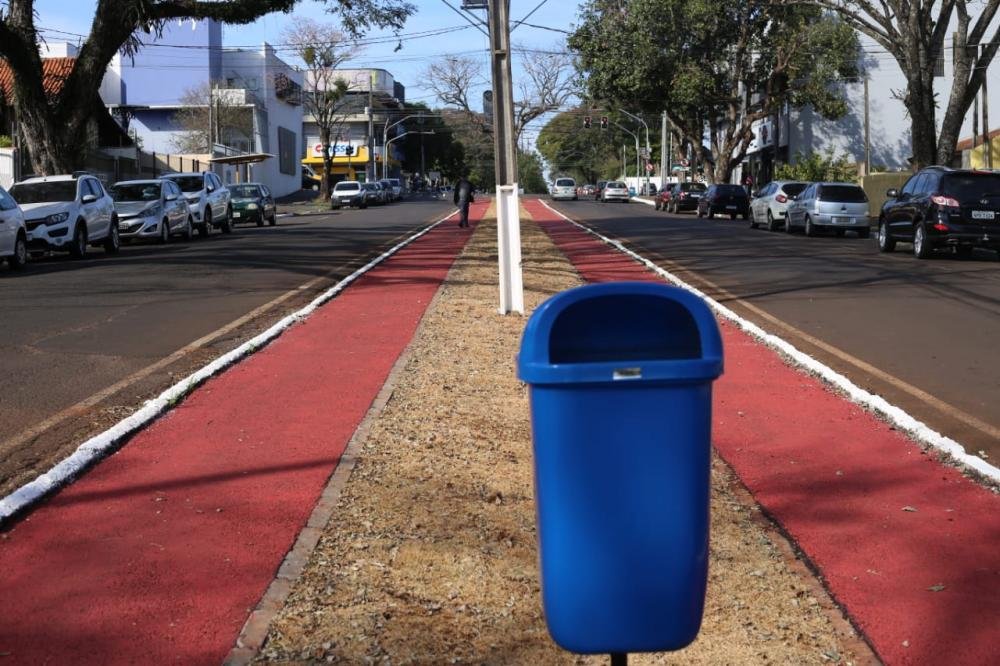 Foz do Iguaçu: CONCLUÍDA A IMPLANTAÇÃO DE CICLOVIA DA AVENIDA ANDRADINA