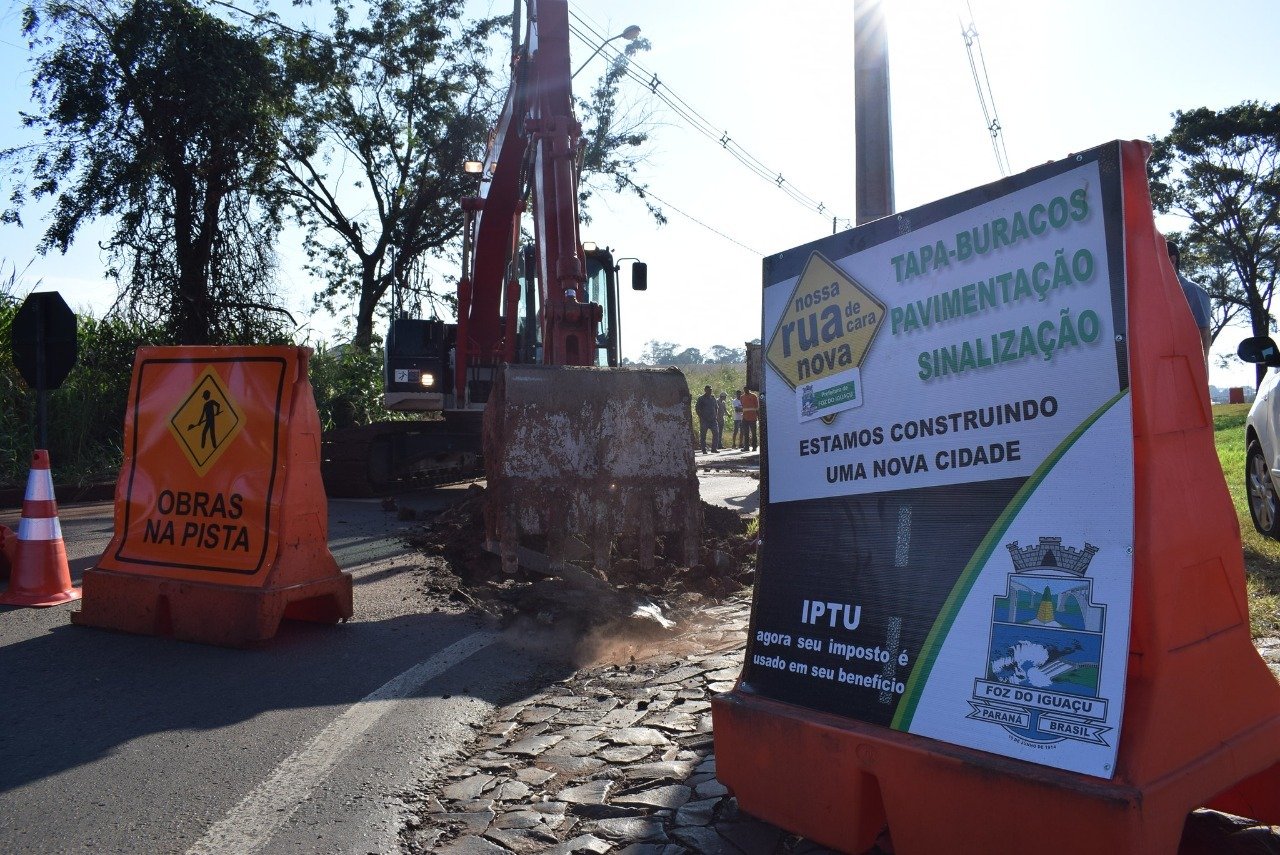 Foz do Iguaçu: PREFEITURA LANÇA LICITAÇÃO PARA OBRAS NA AV. OLÍMPIO RAFAGNIN