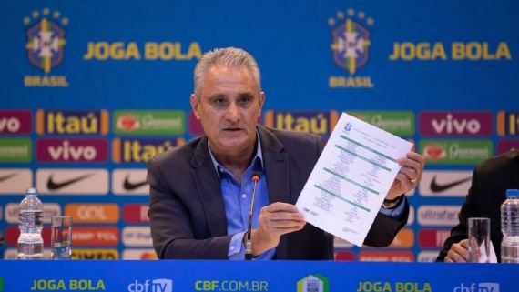 Seleção Brasileira: TITE ANUNCIA CONVOCADOS PARA OS JOGOS DAS ELIMINATÓRIAS EM SETEMBRO