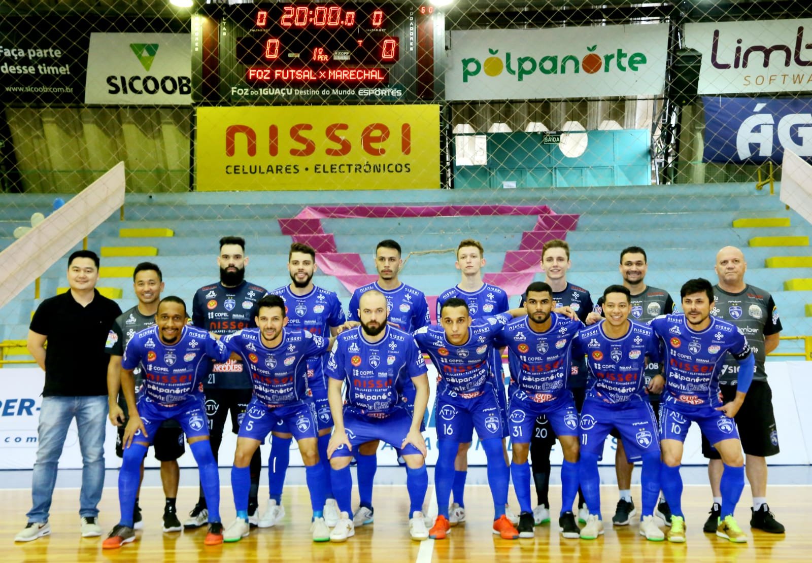 Futsal: FOZ GOLEIA MARECHAL E SE CLASSIFICA EM PRIMEIRO NO GRUPO C DA LIGA NACIONAL