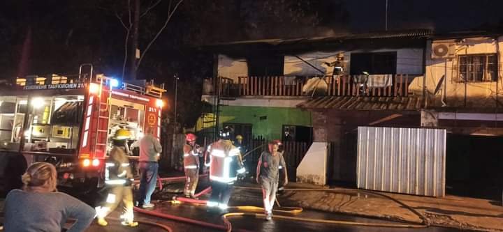 Accidente: SE INCENDIÓ UNA VIVIENDA EN EL BARRIO RIVERA DEL PARANÁ