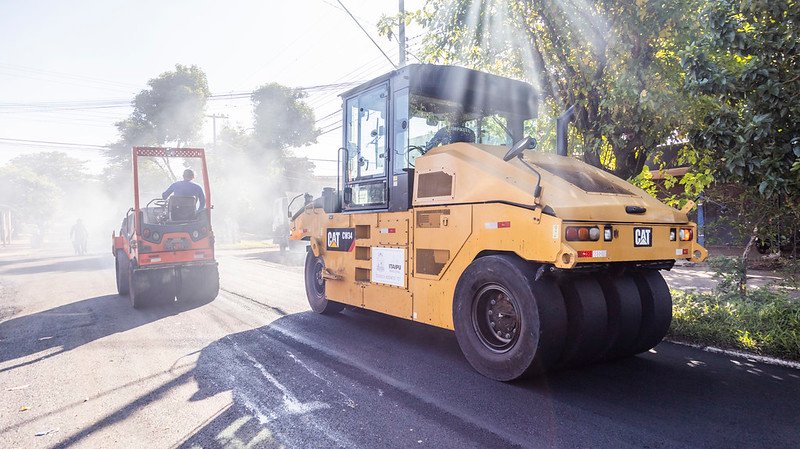 Asfalto: AVENIDA PÔR DO SOL RECEBE OBRAS DE RECAPEAMENTO ASFÁLTICO